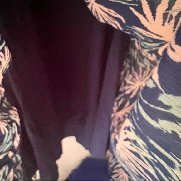 MADEWELL Ruffle-Sleeve Midi Dress in Oasis Palms SIZE XS - Picture 11 of 14